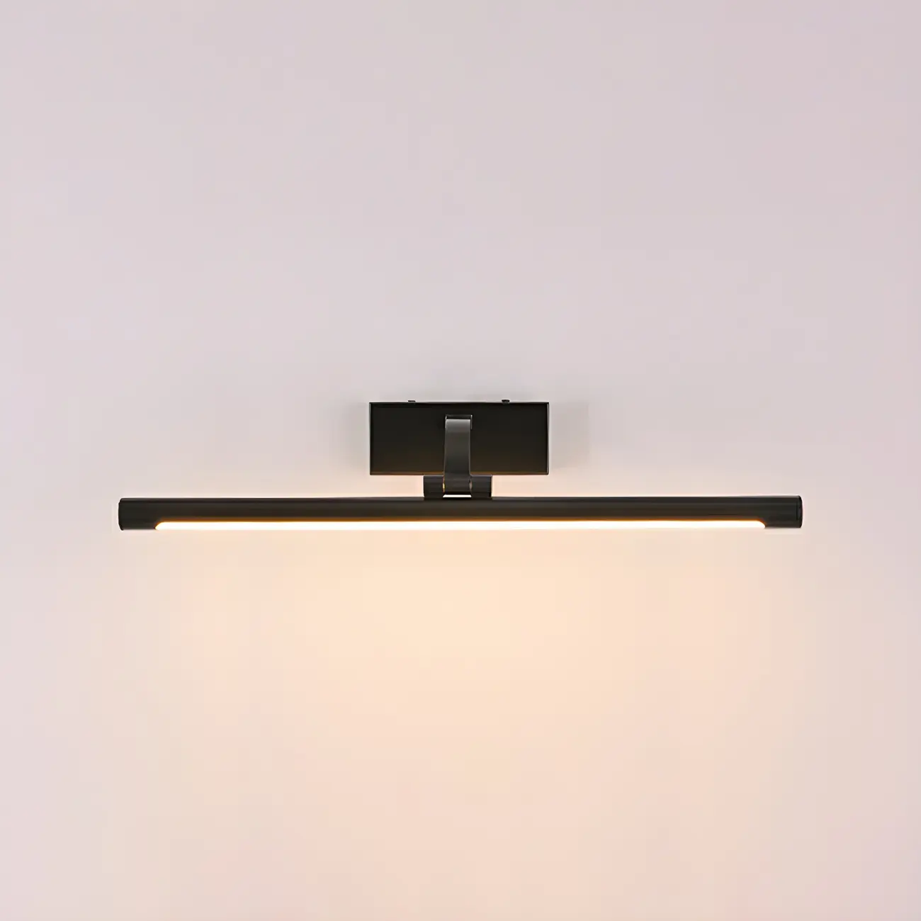 Modern Black Cylinder LED Wall Lamp with Acrylic Shade for Mirror Front Image - 5 | homeyfad