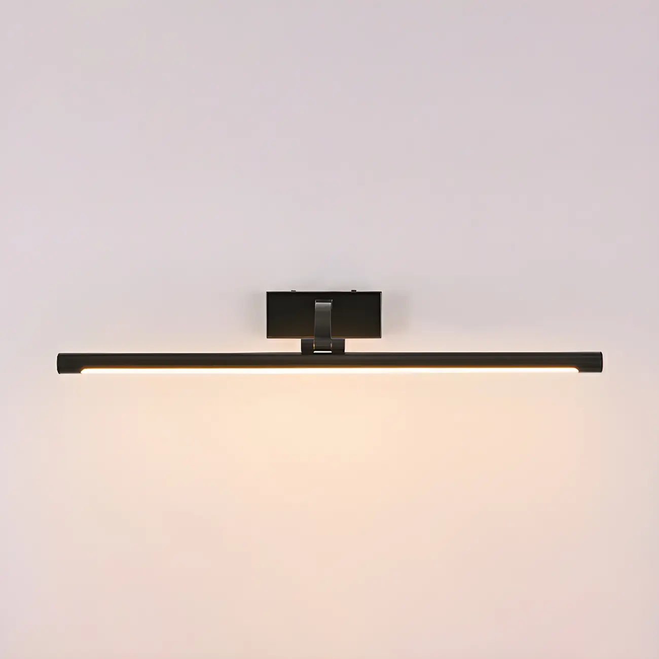 Modern Black Cylinder LED Wall Lamp with Acrylic Shade for Mirror Front Image - 7 | homeyfad