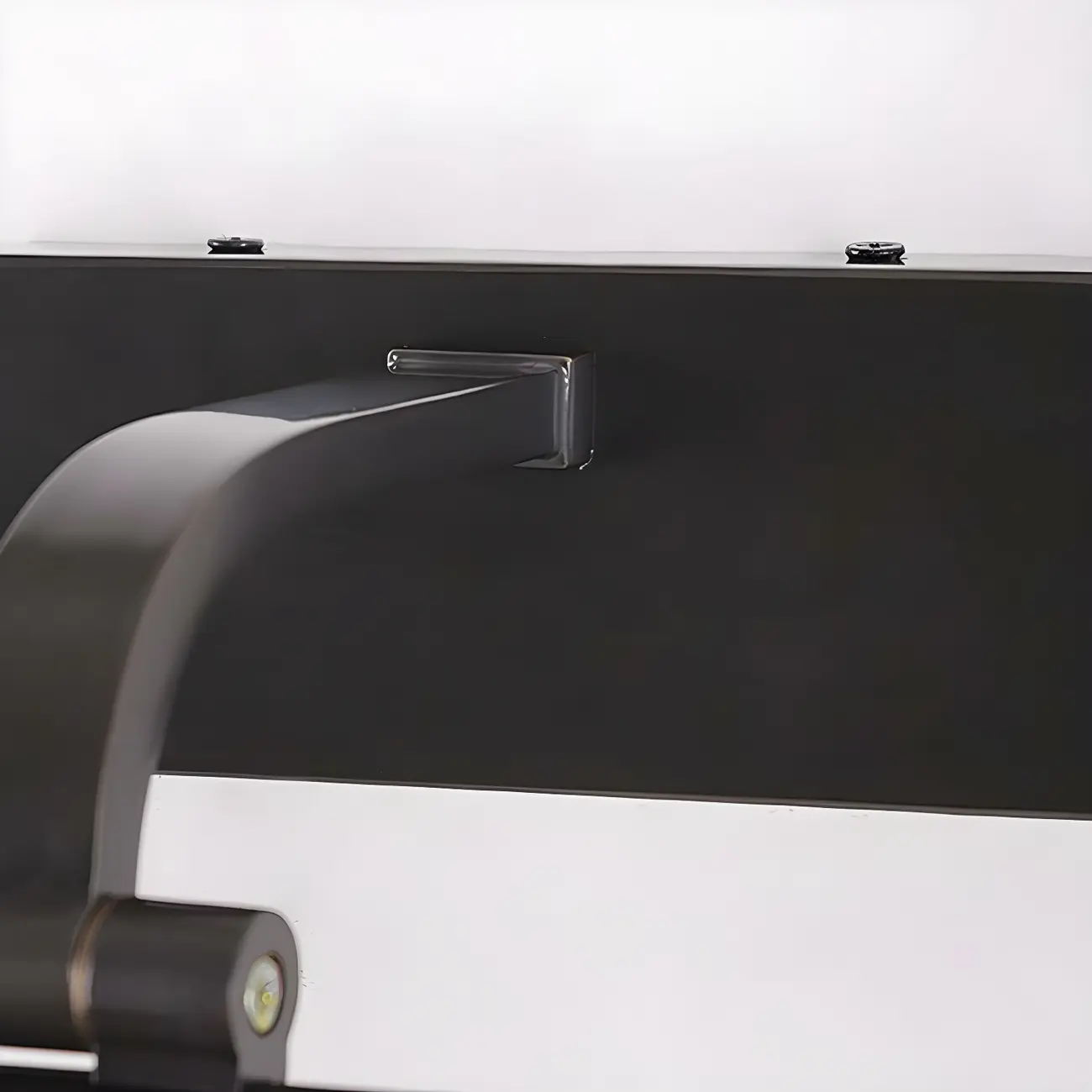 Modern Black Cylinder LED Wall Lamp with Acrylic Shade for Mirror Front Image - 12 | homeyfad