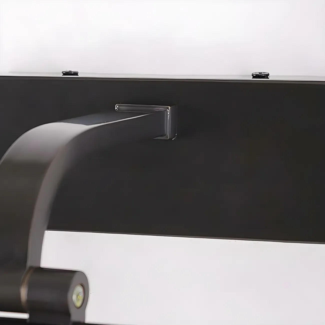 Modern Black Cylinder LED Wall Lamp with Acrylic Shade for Mirror Front Image - 12