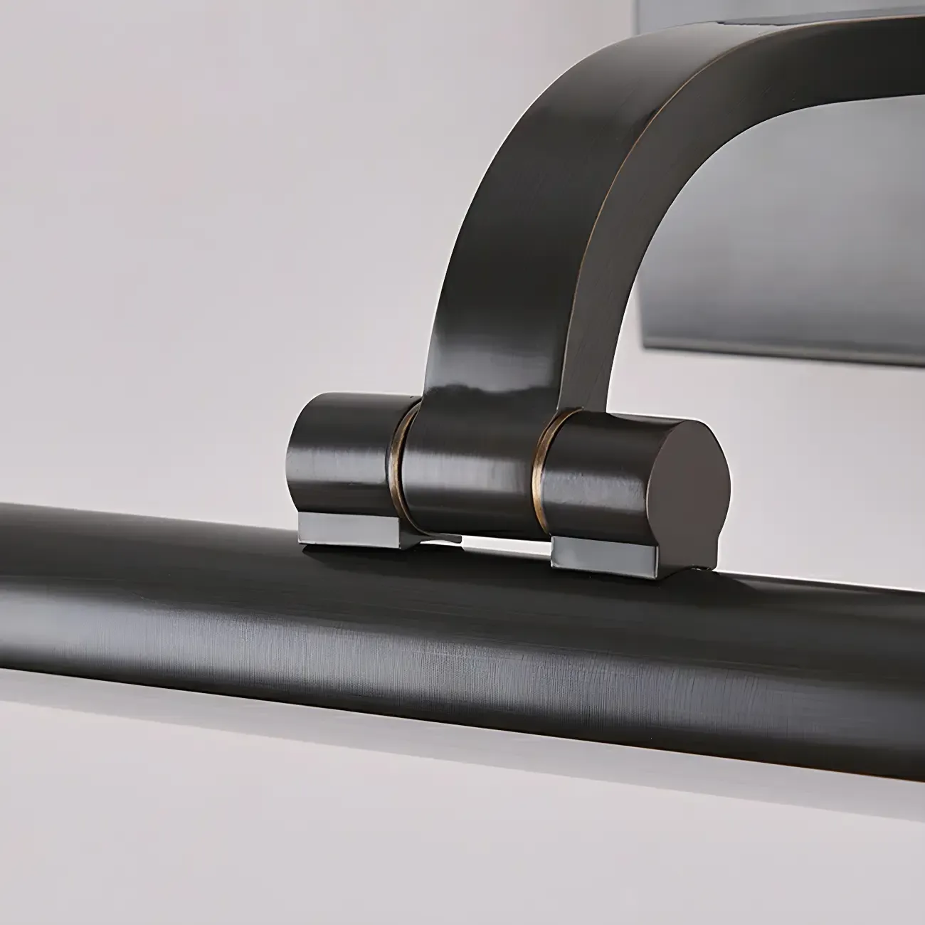 Modern Black Cylinder LED Wall Lamp with Acrylic Shade for Mirror Front Image - 13