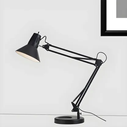 Industrial Standing Learning Desk Lamp with Adjustable Arm  Image - 3