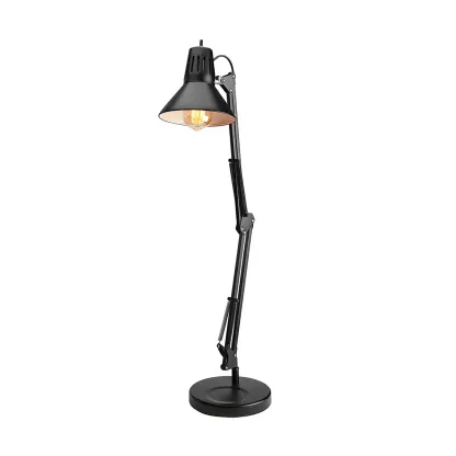 Industrial Standing Learning Desk Lamp with Adjustable Arm  Image - 4