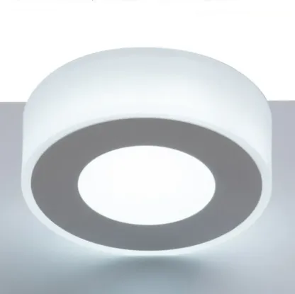 Modern 4 head Circular LED Vanity Light for Bathroom Mirror Image - 10
