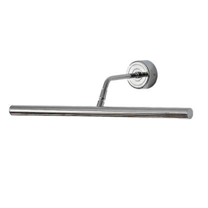 Modern Silver Metal tubular LED Wall Lamp with Angled Arms for Home Decor Image - 5