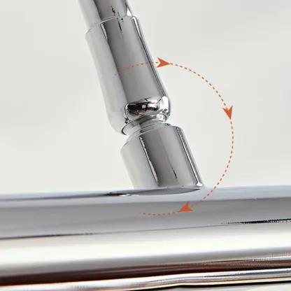 Modern Silver Metal tubular LED Wall Lamp with Angled Arms for Home Decor Image - 8