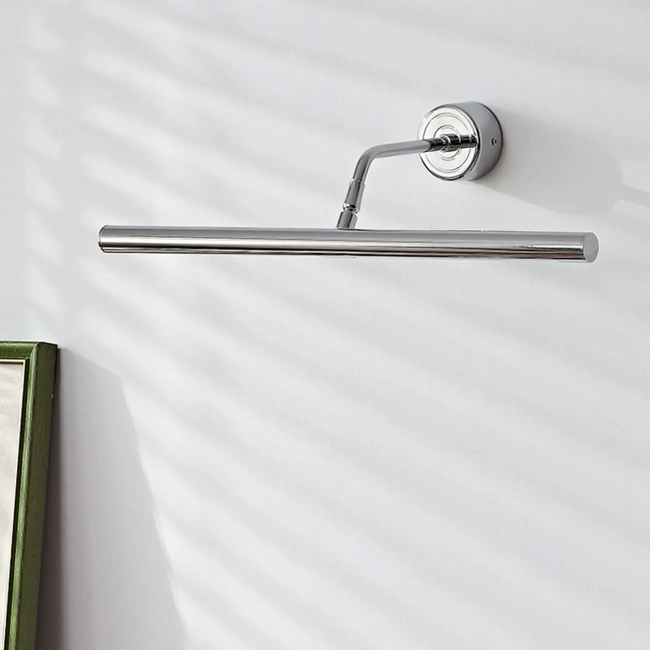 Modern Silver Metal tubular LED Wall Lamp with Angled Arms for Home Decor Image - 13 | homeyfad