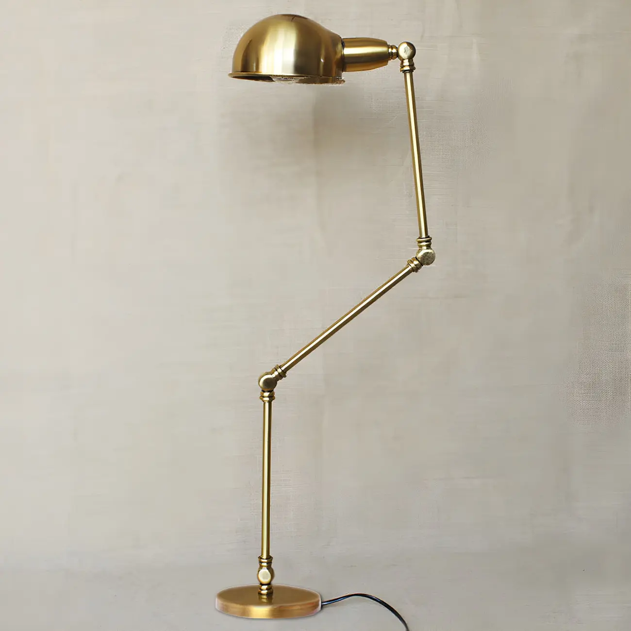  Vintage Metal Adjustable Desk Lamp with Dome Shade Image - 2 | homeyfad