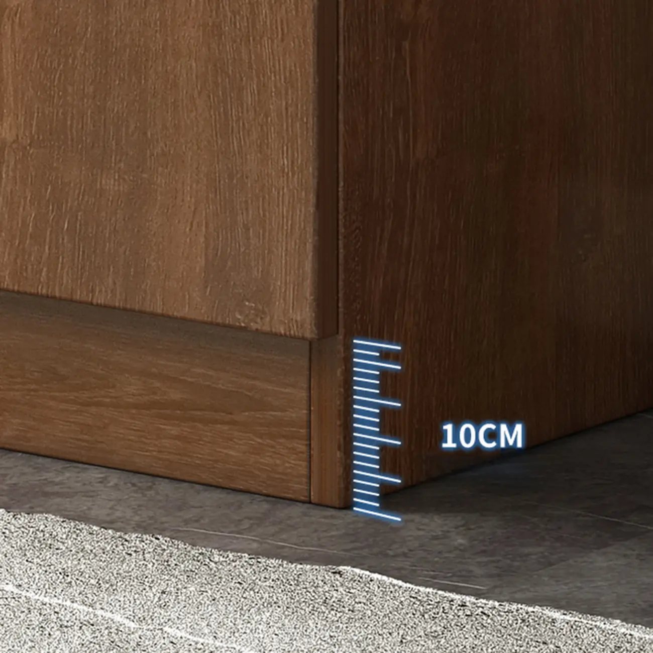 Modern Wooden Sideboard with Cabinets & Shelves Image - 15 | homeyfad