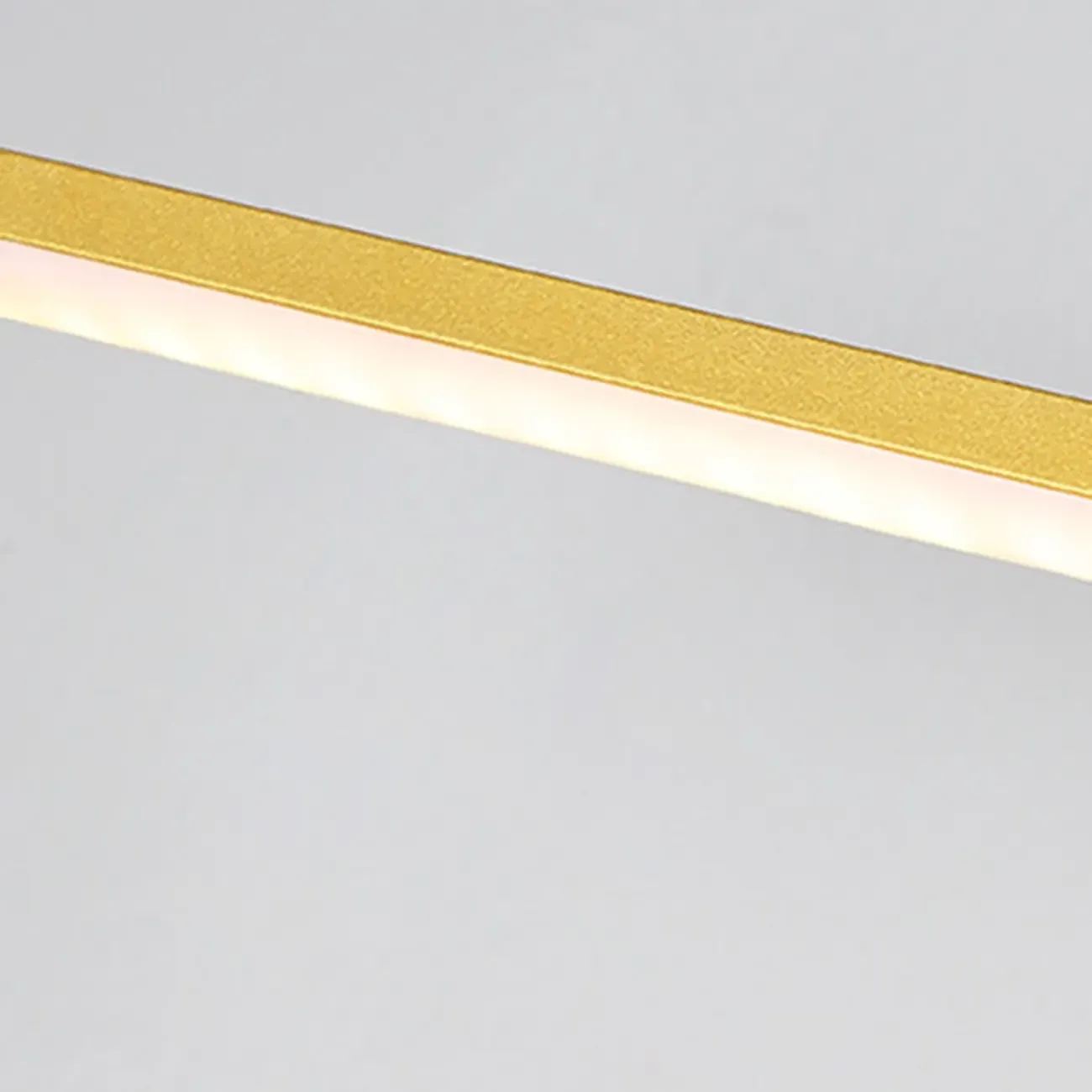 Modern Gold Linear LED Vanity Lights with and Acrylic Shade for Make up Image - 8