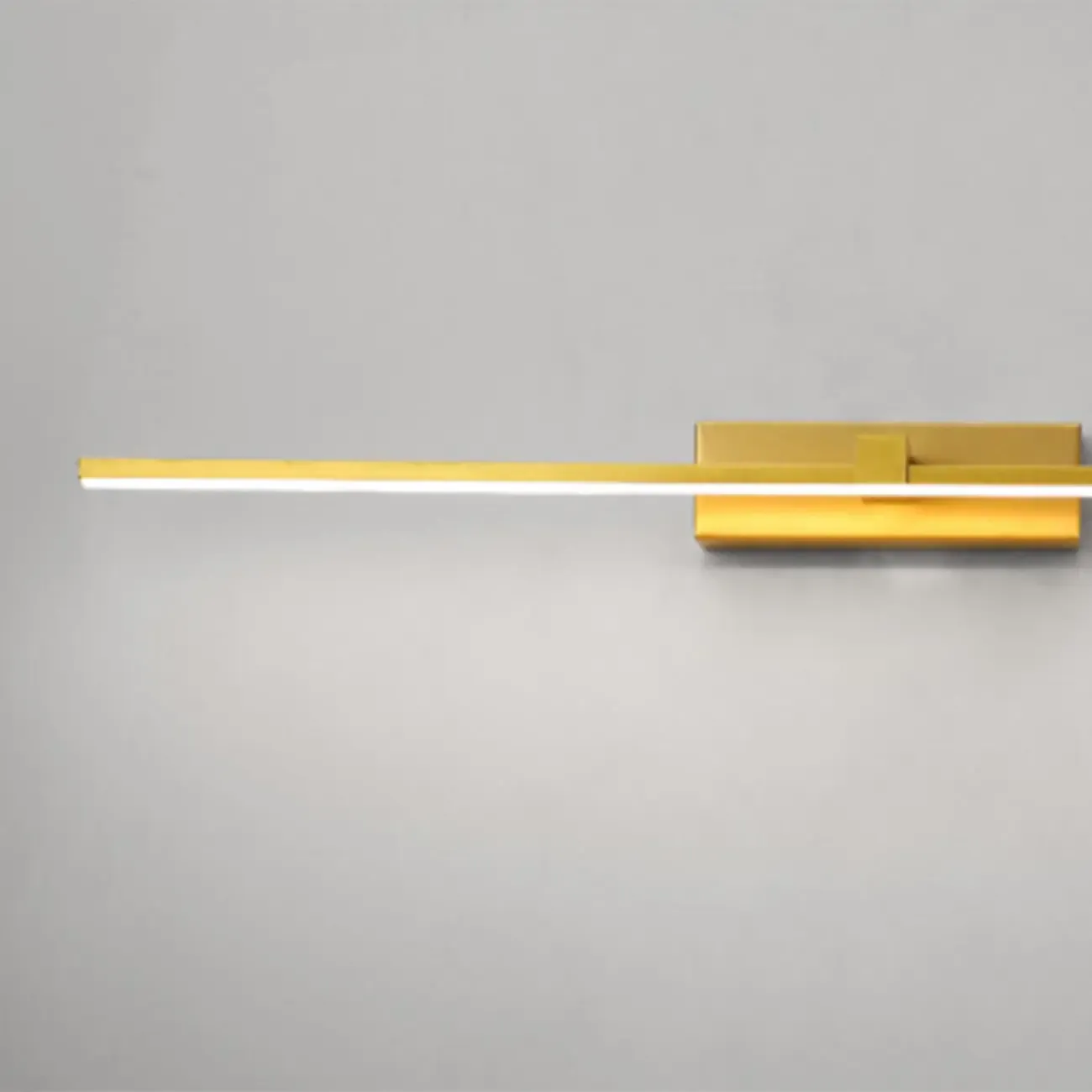 Modern Gold Linear LED Vanity Lights with and Acrylic Shade for Make up Image - 9