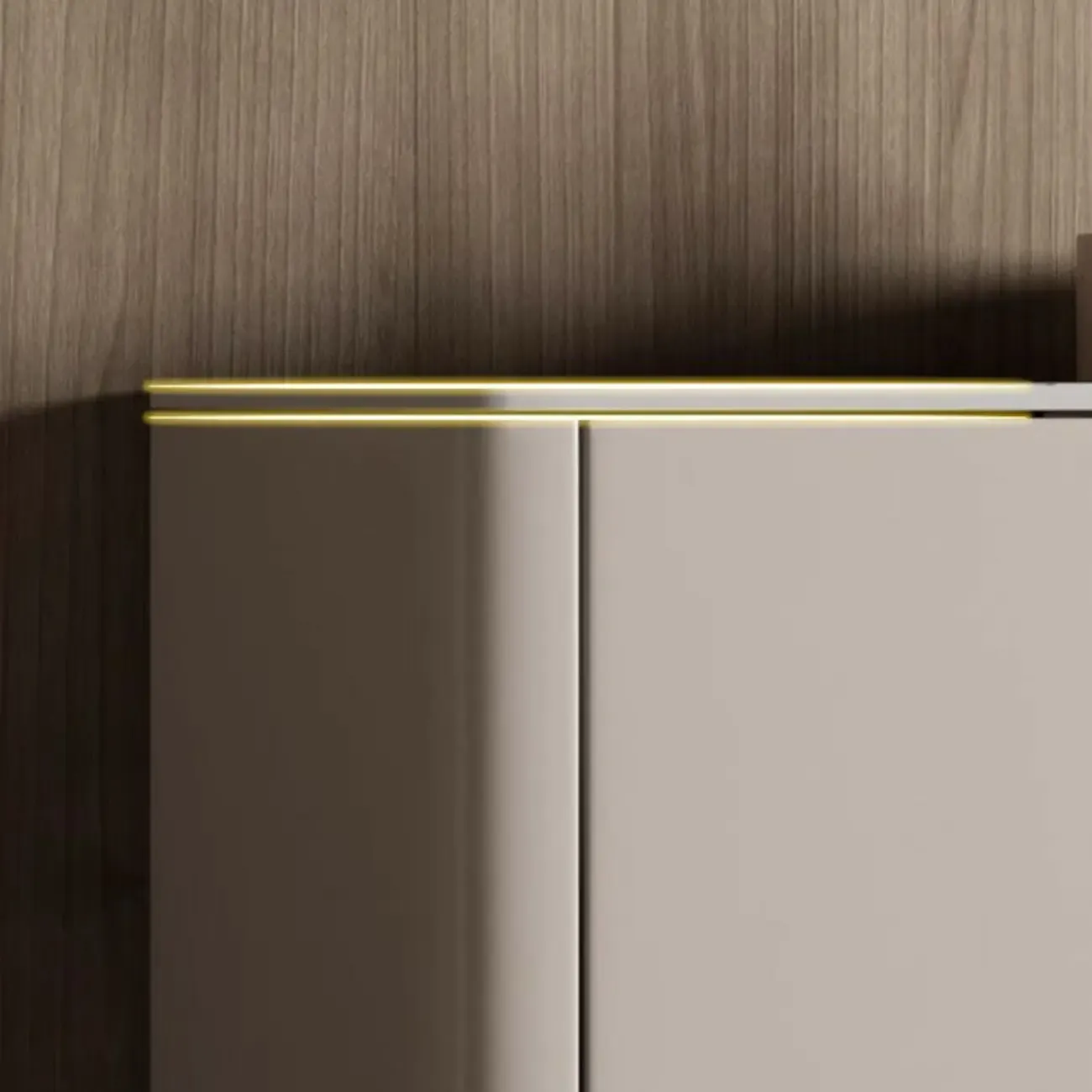 Glam White-Black Wooden Sideboard with Storage Image - 8