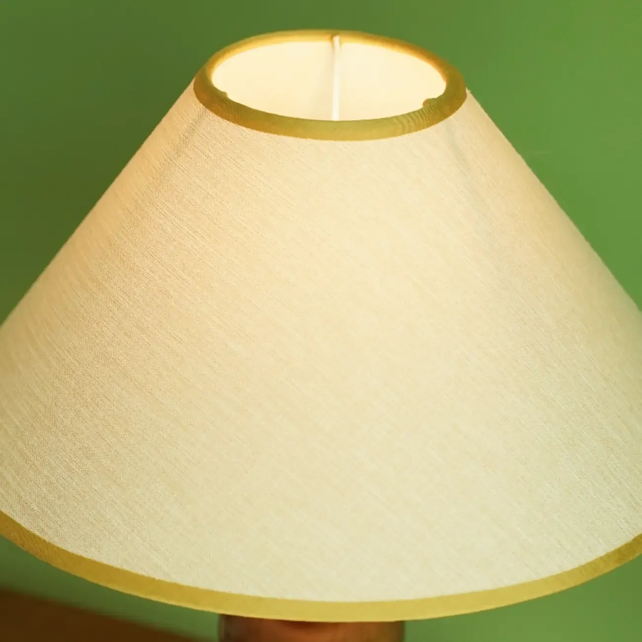 Modern Wooden Bedside Lamp with Fabric Shade for Home Image - 11