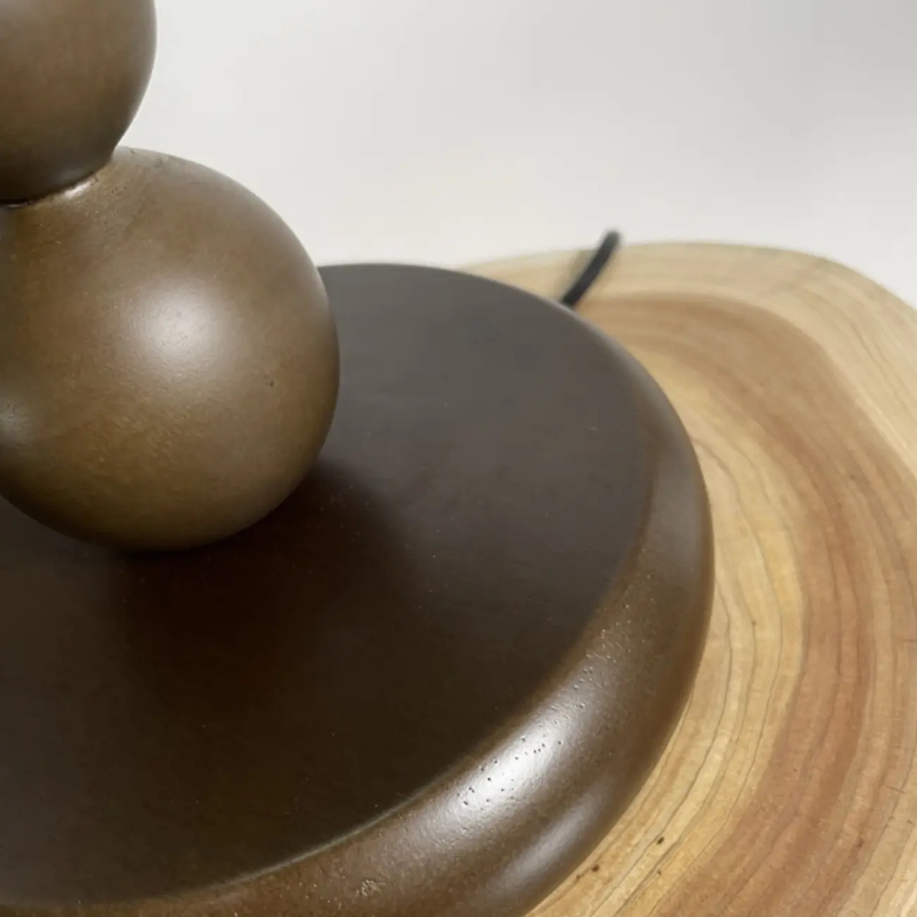 White Cone Shade Wooden Base Table Lamp for Bedroom Image - 9 | homeyfad