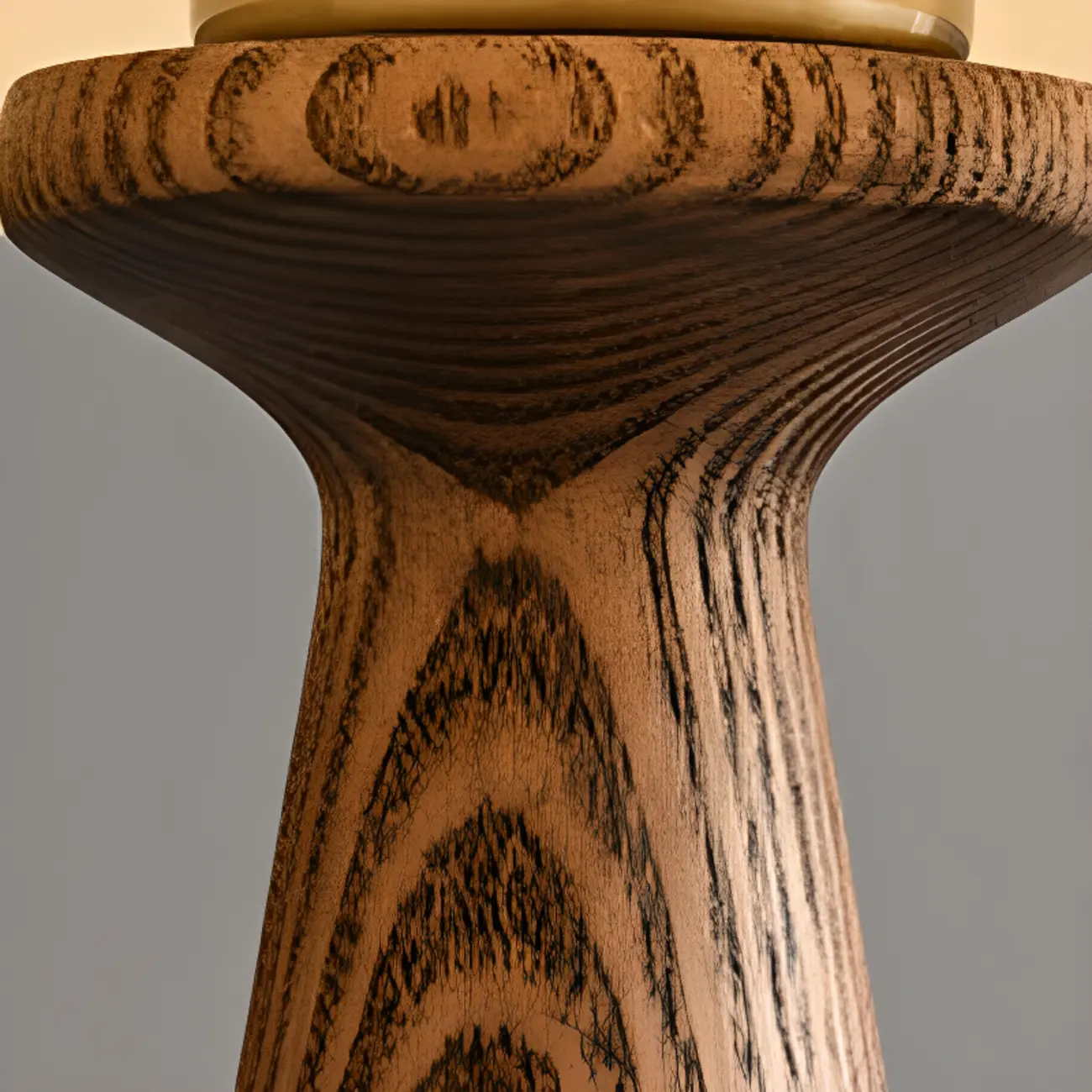 Modern Lumber Table Lamp with Beige Shade for Residential Use Image - 10 | homeyfad