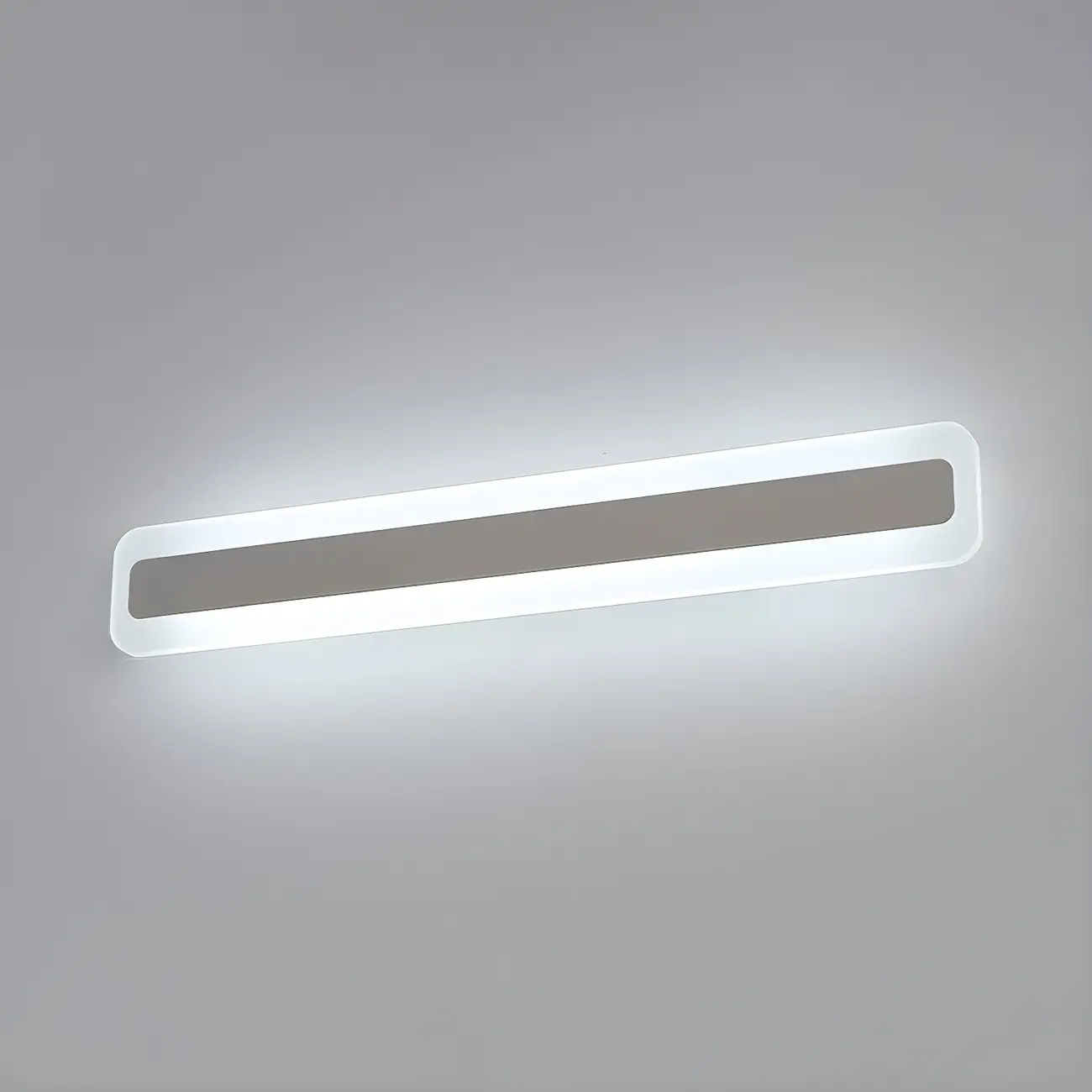 Nordic Gold Long Rectangle LED Wall Lamp for Modern Bathroom Image - 4 | homeyfad