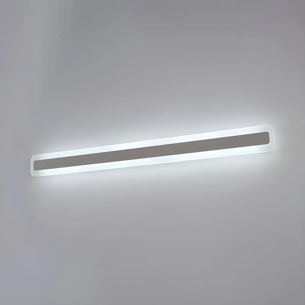 Nordic Gold Long Rectangle LED Wall Lamp for Modern Bathroom Image - 11