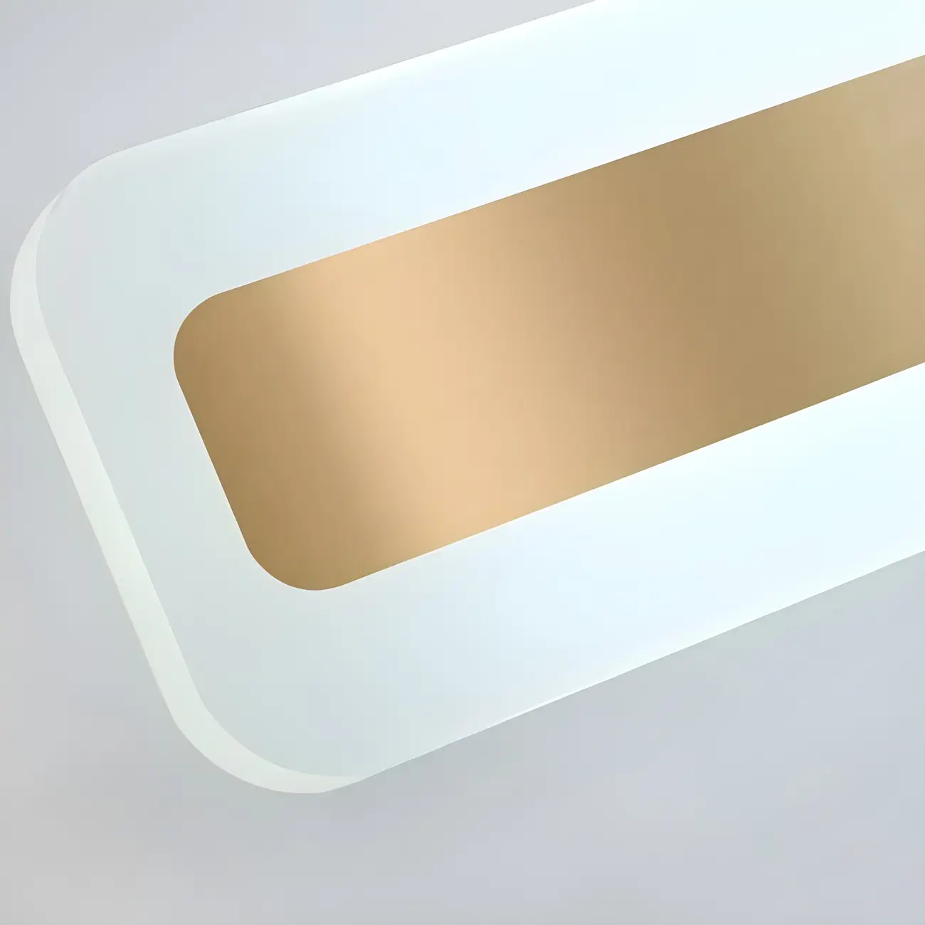 Nordic Gold Long Rectangle LED Wall Lamp for Modern Bathroom Image - 16 | homeyfad