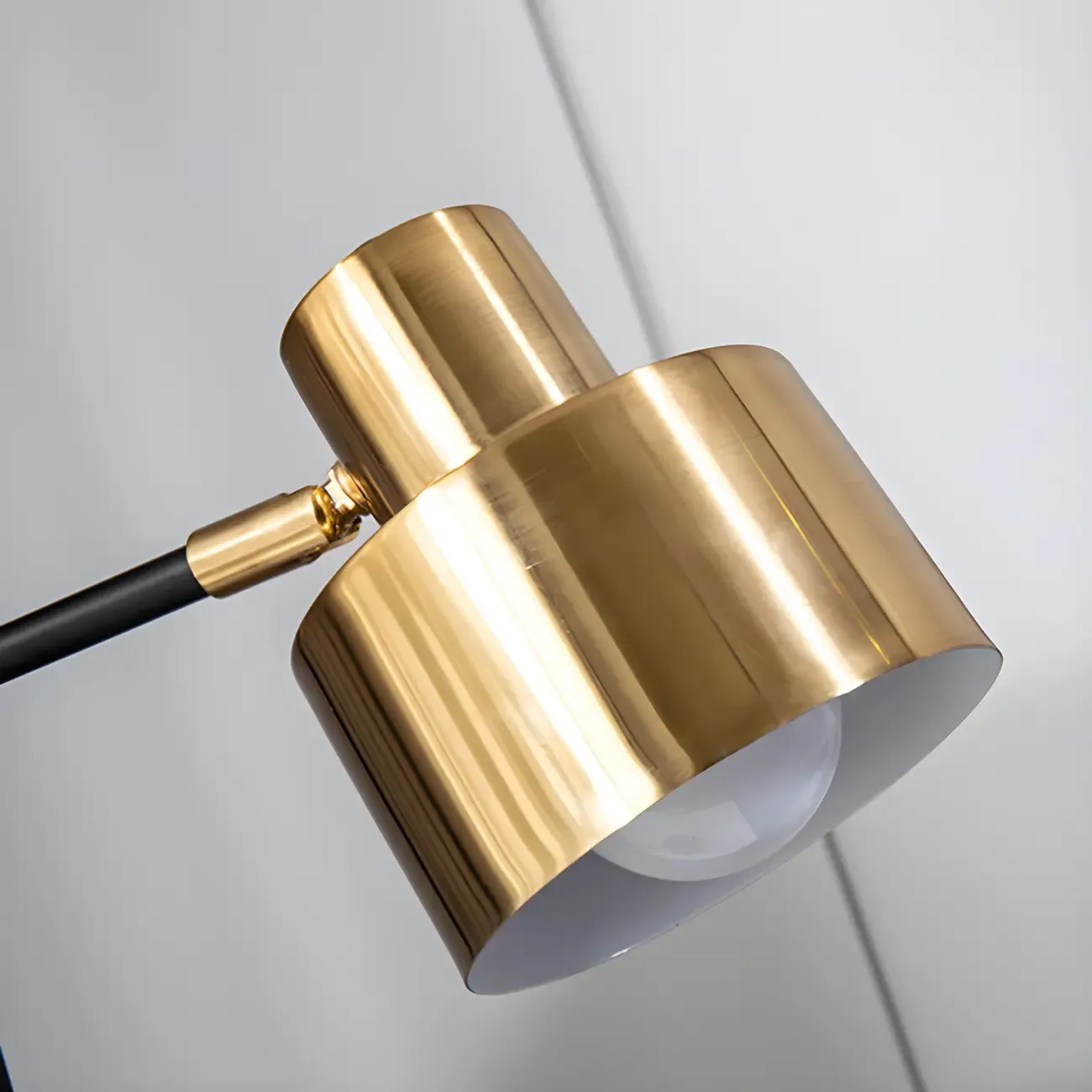 Modern Eye Caring Table Lamp Black Metallic Desk Light For Study Bedroom Sitting Room Image - 8