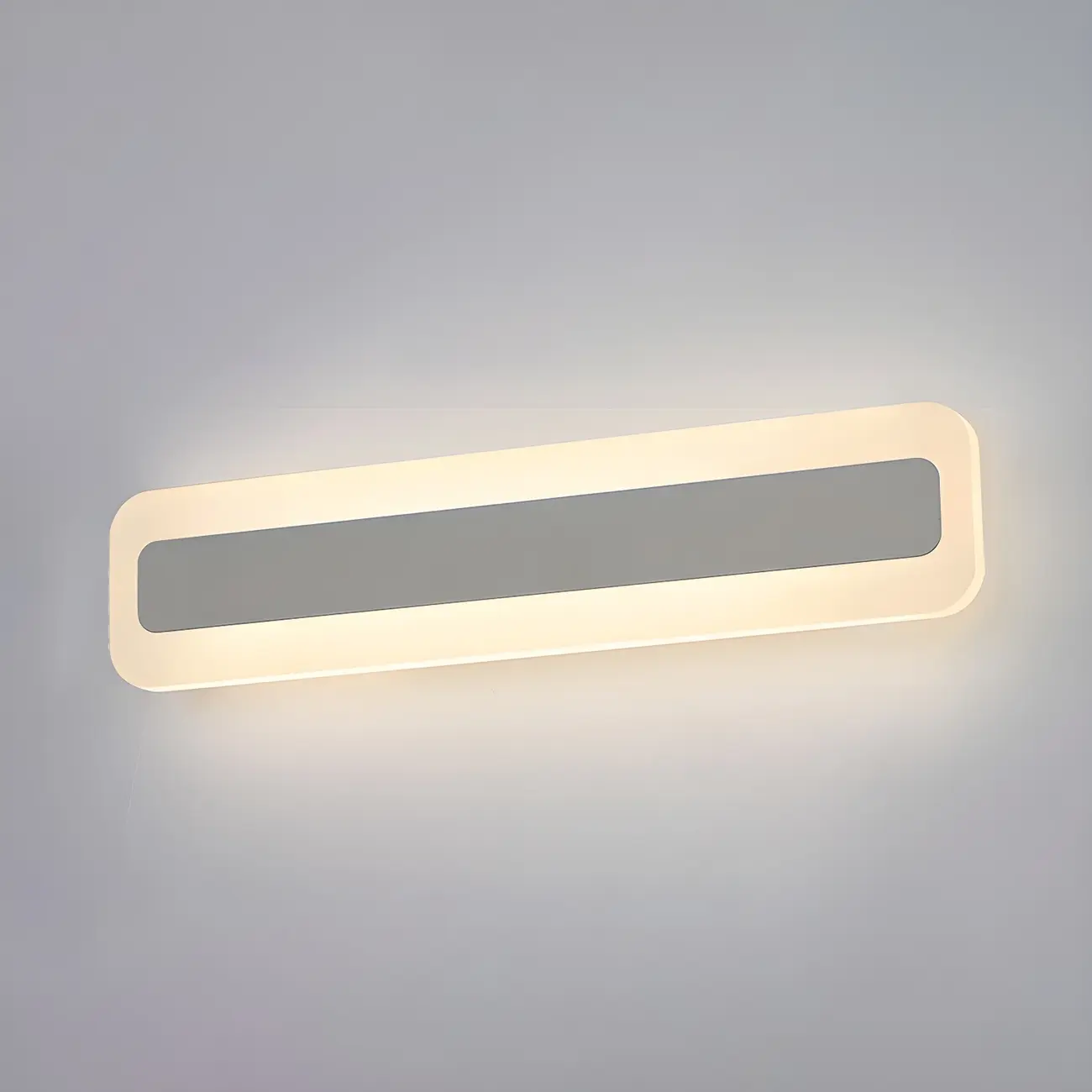 Nordic Gold Long Rectangle LED Wall Lamp for Modern Bathroom Image - 24 | homeyfad