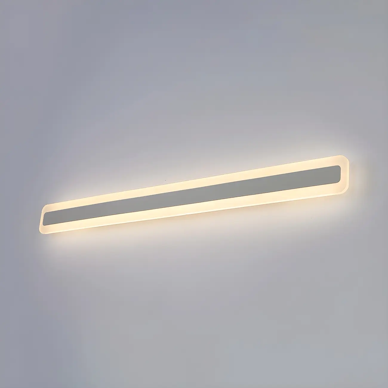 Nordic Gold Long Rectangle LED Wall Lamp for Modern Bathroom Image - 26 | homeyfad