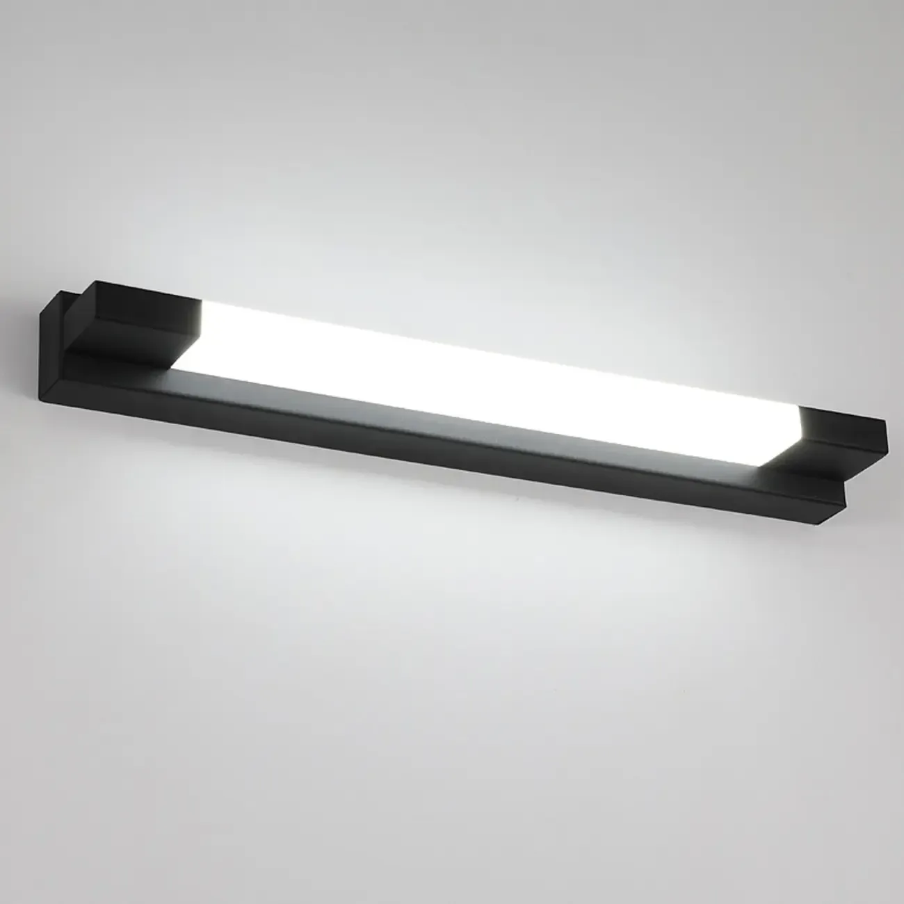 Modern Black LED Dimmable Vanity Light with Acrylic Shade for Mirror Headlight Image - 6