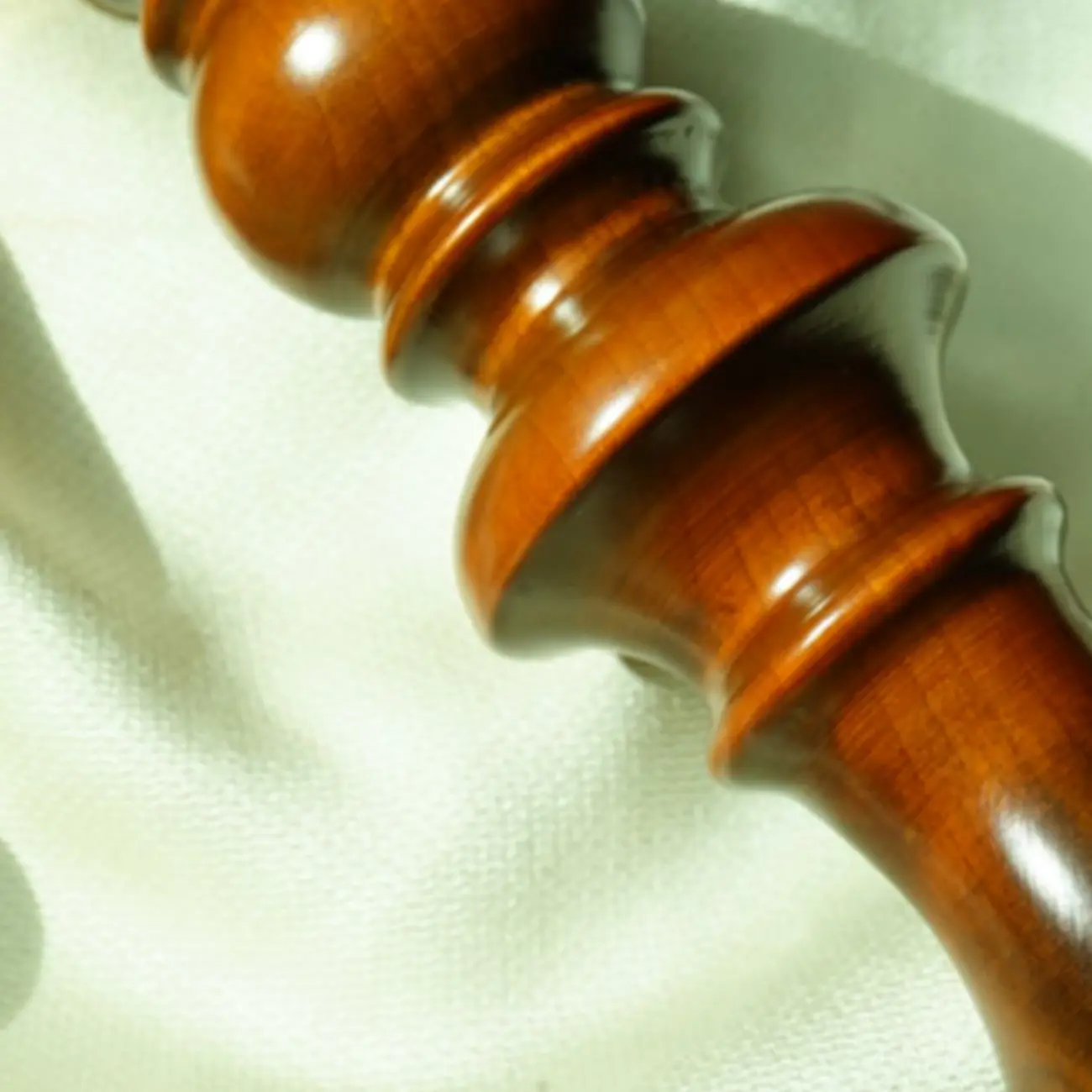 Simplistic Wood Base WIth Beige Fabric Pleated Shade For Residential Use Image - 9 | homeyfad