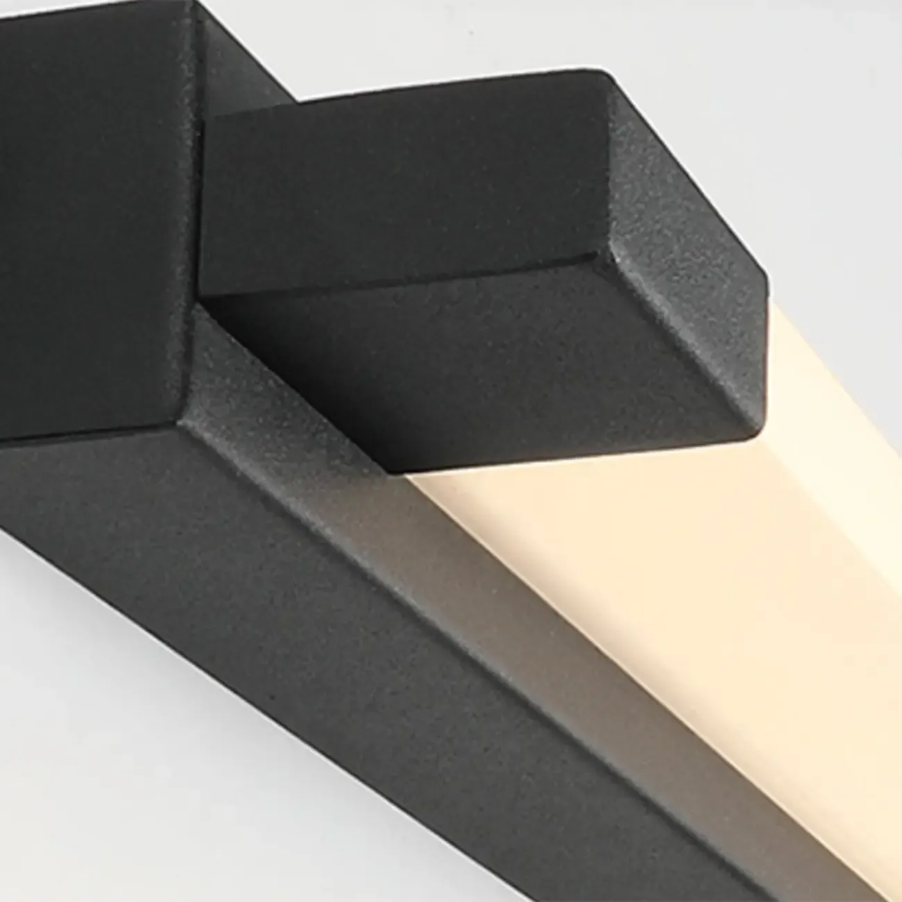 Modern Black LED Dimmable Vanity Light with Acrylic Shade for Mirror Headlight Image - 9