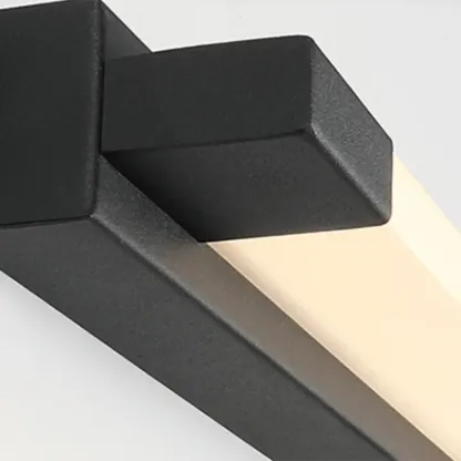 Modern Black LED Dimmable Vanity Light with Acrylic Shade for Mirror Headlight Image - 9