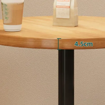 Cosmopolitan Light Wood Bar Set with Round Table Image - 7