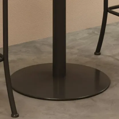 Cosmopolitan Light Wood Bar Set with Round Table Image - 8