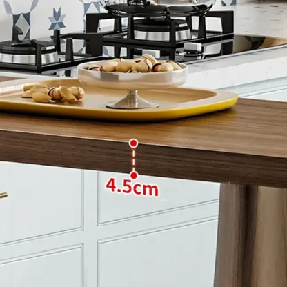 Modern Pine Wood Bar Set with Upholstered Chairs Image - 8