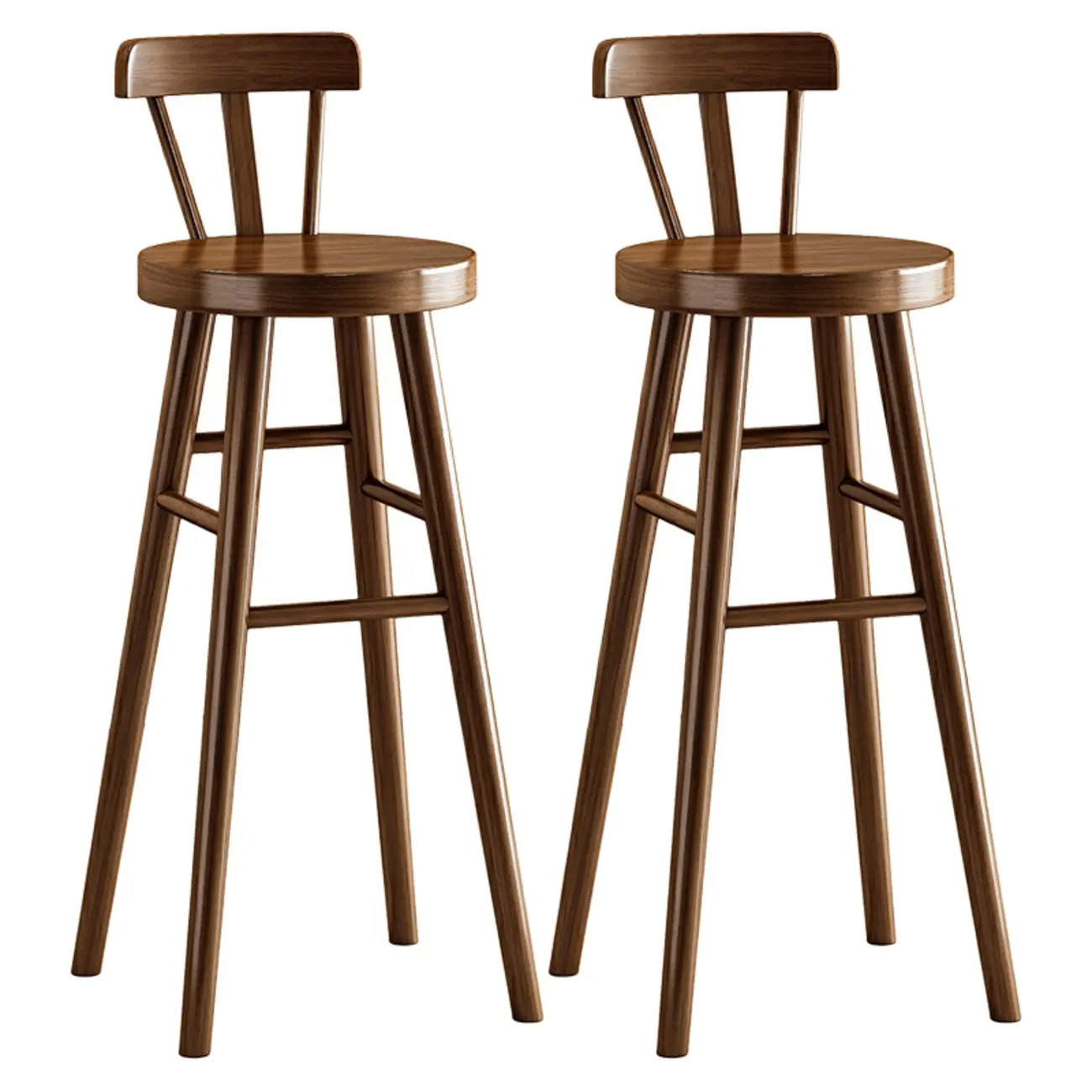 Modern Pine Wood Bar Set with Upholstered Chairs Image - 12 | homeyfad