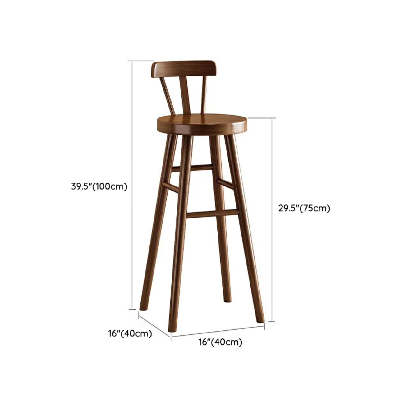 Modern Pine Wood Bar Set with Upholstered Chairs Image - 25 | homeyfad