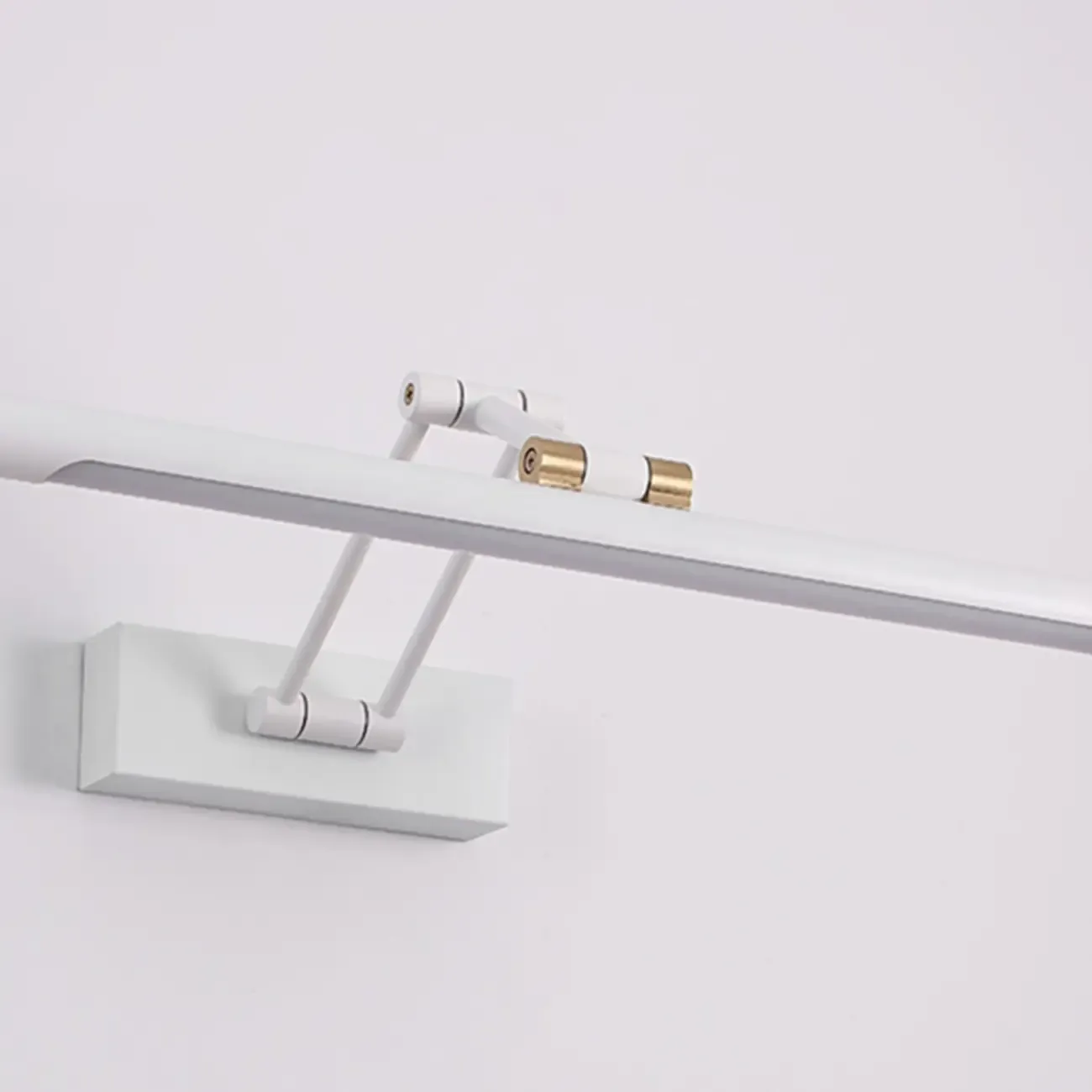 Walnut Dimmable Linear Vanity Light with Swing Arm for Bathroom Image - 15
