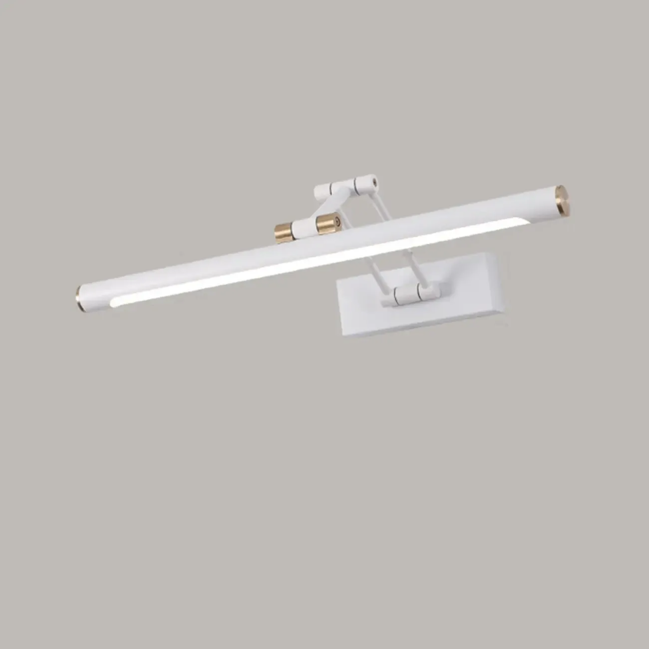 Walnut Dimmable Linear Vanity Light with Swing Arm for Bathroom Image - 18