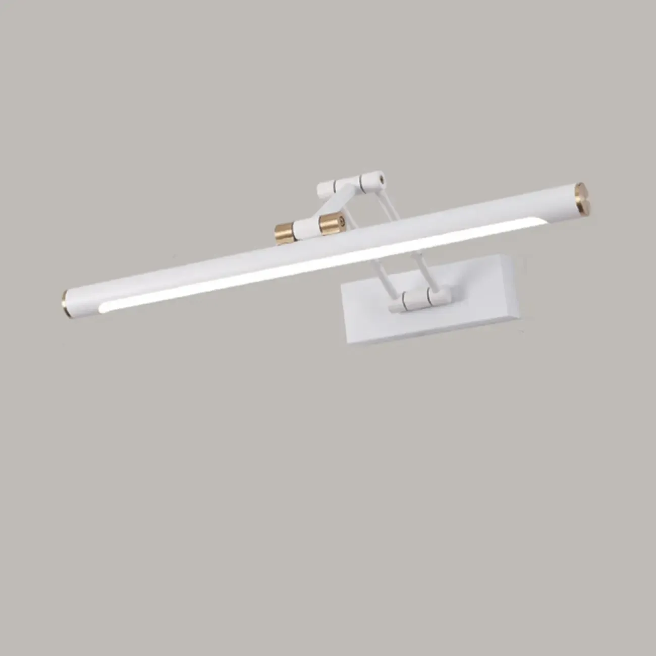 Walnut Dimmable Linear Vanity Light with Swing Arm for Bathroom Image - 19