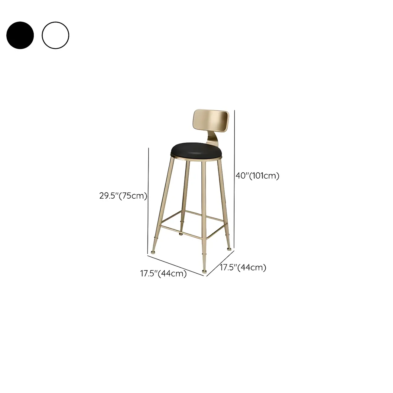 Elegant Marble Top Bar Set with Gold Metal Base Image - 13 | homeyfad