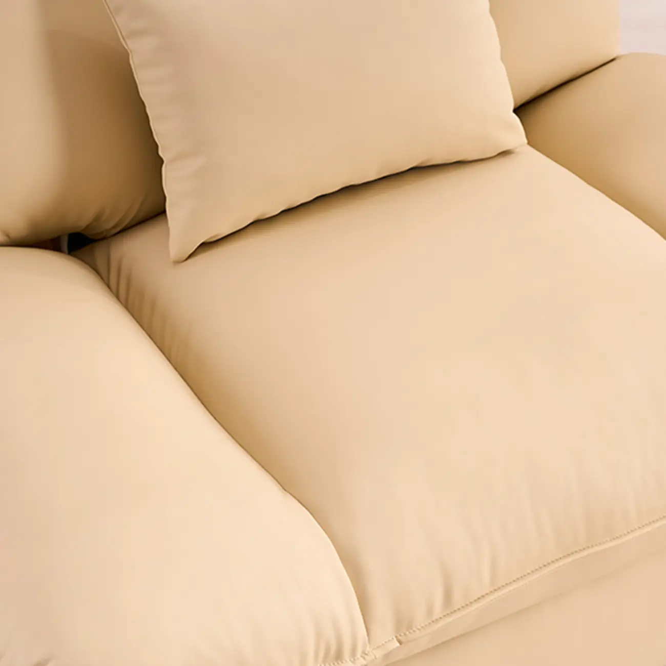 Contemporary Leather Swivel Recliner for Living Room Image - 11 | homeyfad