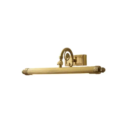 Artistic Gold Tube Adjustable Vanity Light with Warm Glow for Bathroom Decor Image - 5