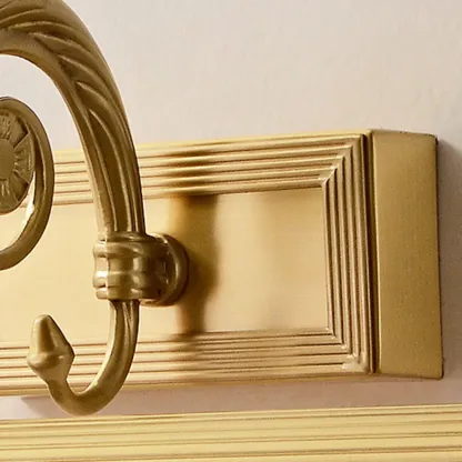 Artistic Gold Tube Adjustable Vanity Light with Warm Glow for Bathroom Decor Image - 14