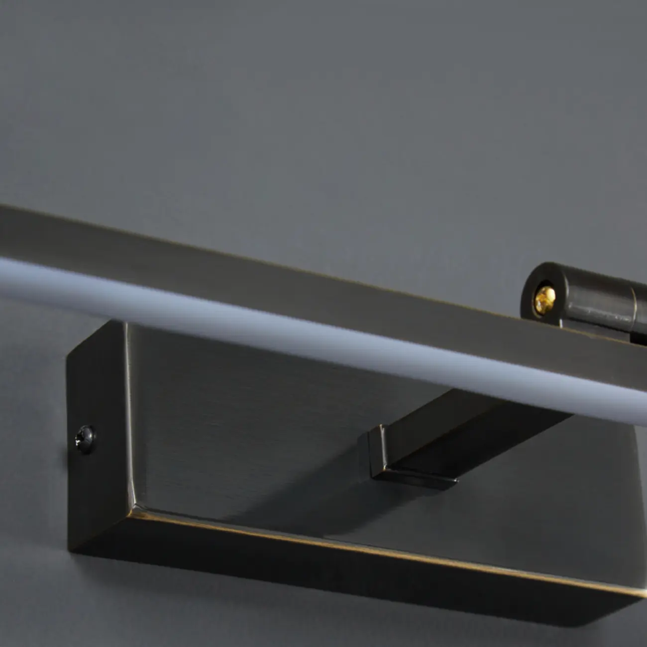 Nordic Black Sleek Linear LED Wall Lamp with Adjustable Arm for Bathroom Mirror Image - 4 | homeyfad