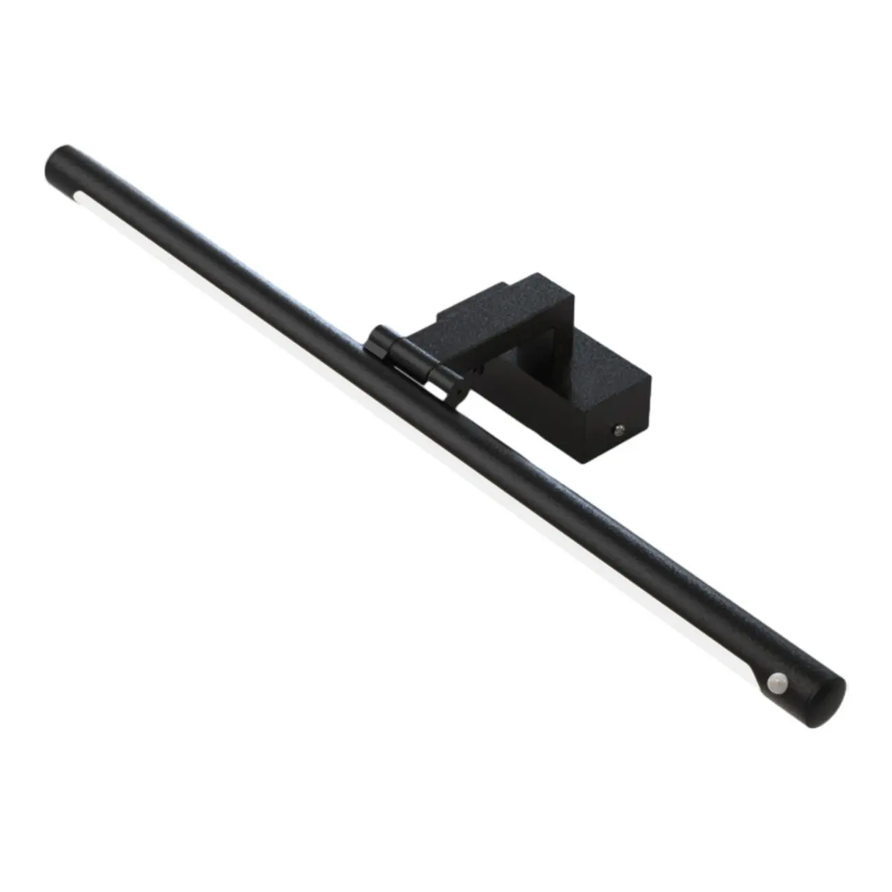 Modern Black Sleek Tubular LED Vanity Light for Cabinet Front Image - 8 | homeyfad