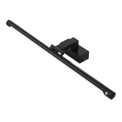 Modern Black Sleek Tubular LED Vanity Light for Cabinet Front Image - 8