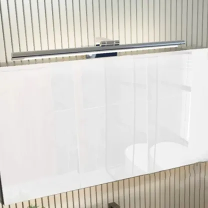Modern Black Sleek Tubular LED Vanity Light for Cabinet Front Image - 16