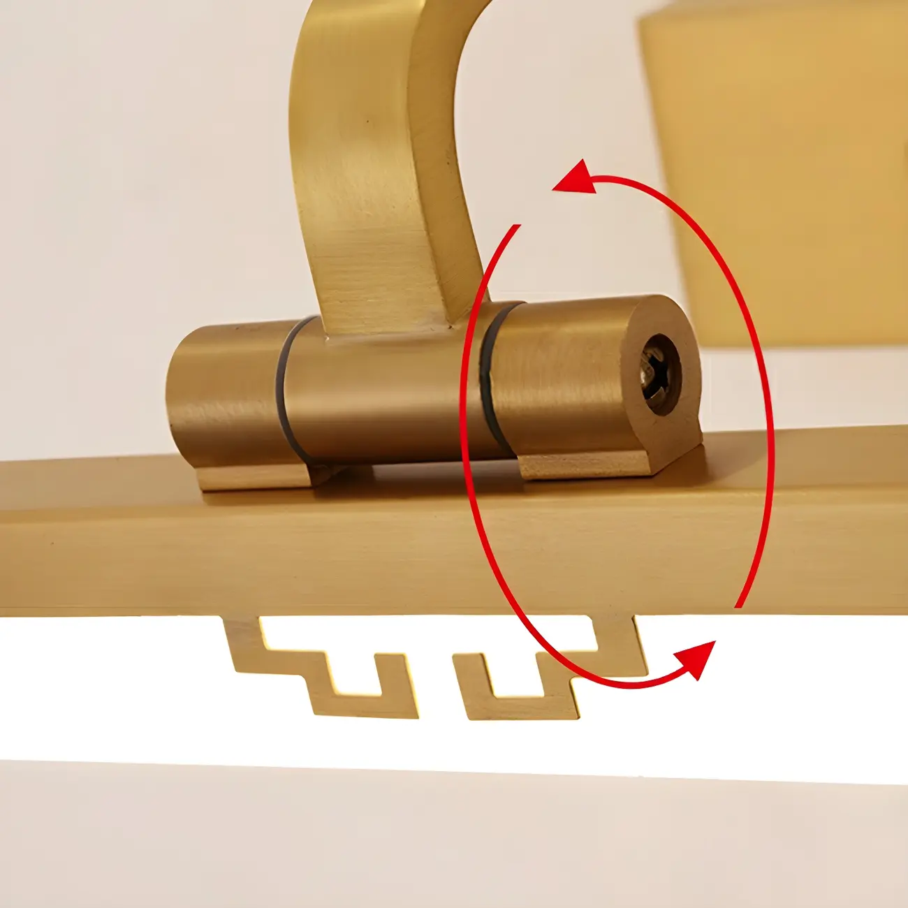 Zen Metal Black Linear LED Vanity Light with Arced Arm for Bathroom Mirror Image - 7 | homeyfad