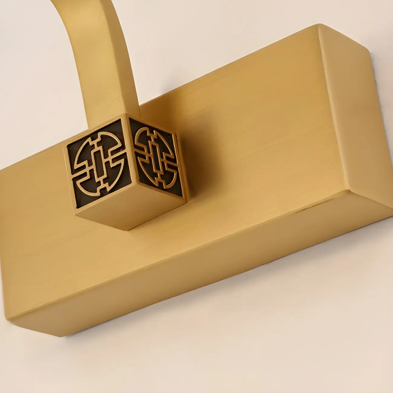 Zen Metal Black Linear LED Vanity Light with Arced Arm for Bathroom Mirror Image - 8 | homeyfad