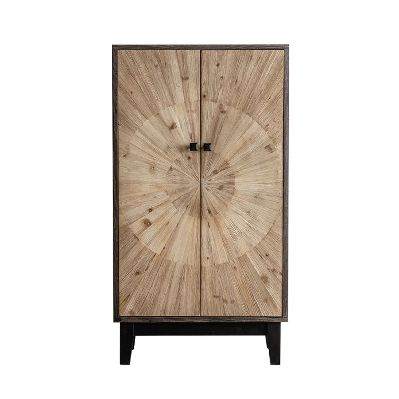 Industrial Wooden Buffet Table with Cabinets for Living Room Image - 5 | homeyfad