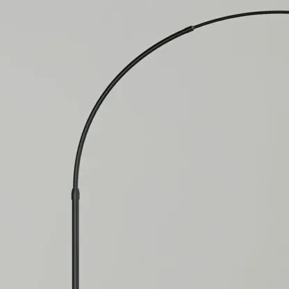 Modern Metal Black Arc Floor Lamp for Living Room Decor Image - 6