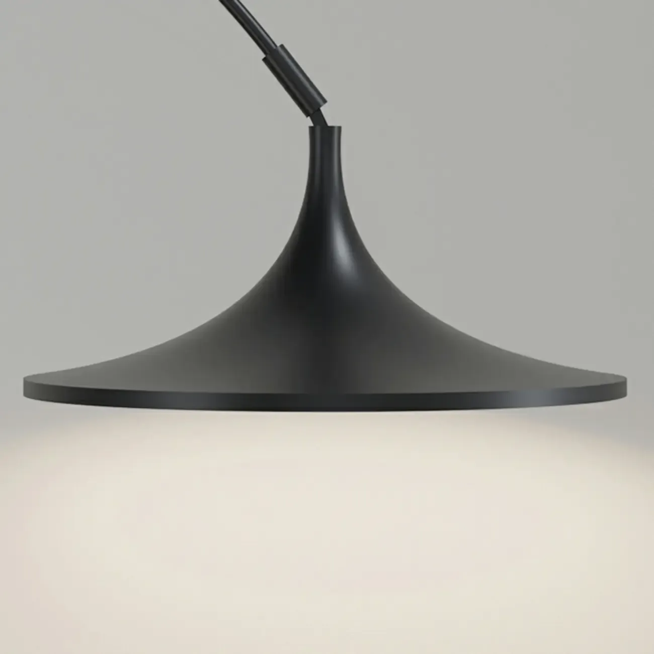 Modern Metal Black Arc Floor Lamp for Living Room Decor Image - 7